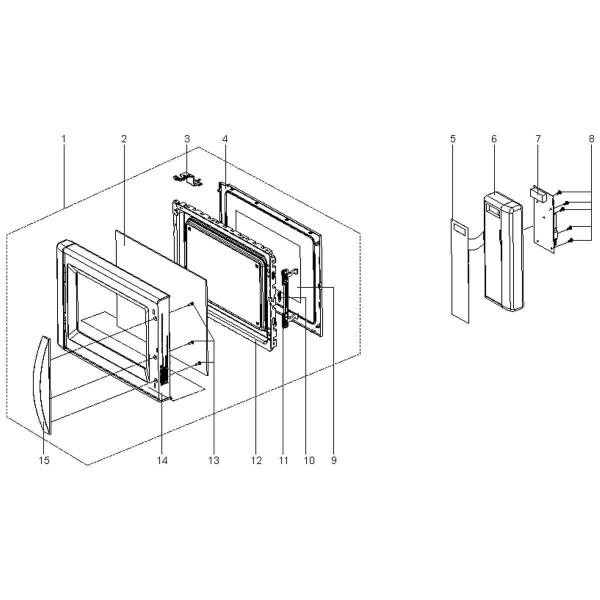 Imagem de Placa Principal Display 127V  Para Micro-ondas Electrolux MEV41 - 70001681 A20769601