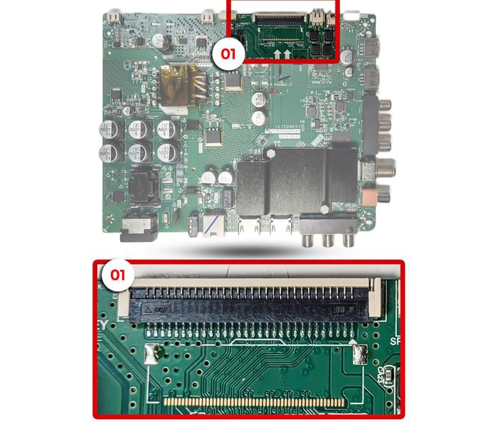 Placa principal para tv ph32c10dsgwa modelo hk.t.rt2968p636 versão c - Vídeo e Cia Imagem de Placa principal para tv ph32c10dsgwa modelo hk.t.rt2968p636 versão c