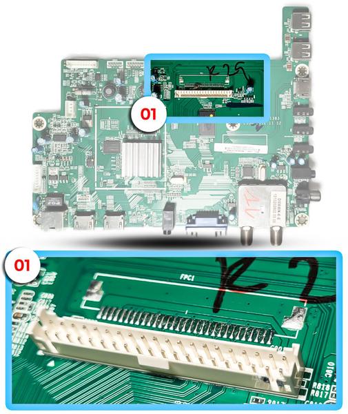 Imagem de Placa principal para tv ph39r25dsg ph39r25 modelo jug7.820.1383 versão a