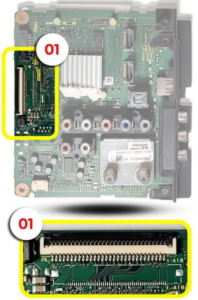 Imagem de Placa principal para tv tc-32d400be modelo tnp4g601