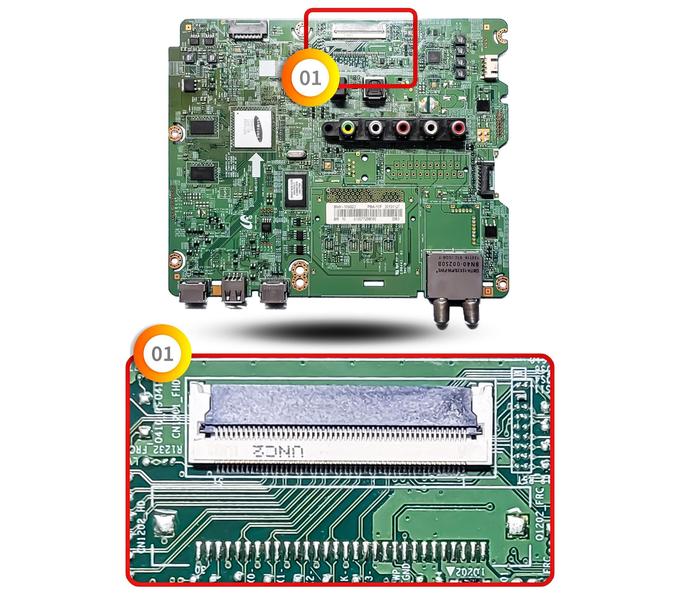 Imagem de Placa principal para tv un40f5200ag un32f5200ag un40f4200ag un40f6200ag modelo bn41-01954b