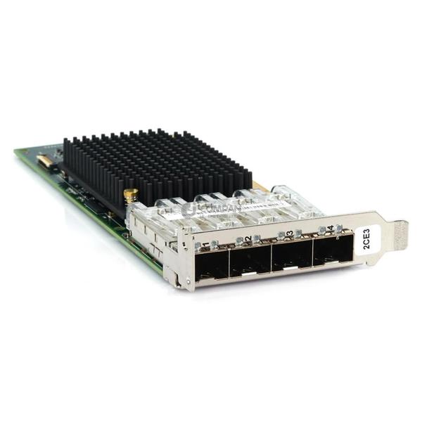 Imagem de Placa Rede Emulex 4x Portas SFP+ 10Gbps: Perfil Baixo