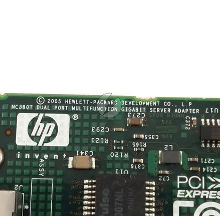 Imagem de Placa Rede HP NC380T 2x port RJ45, PCIE X4 10/100/1000