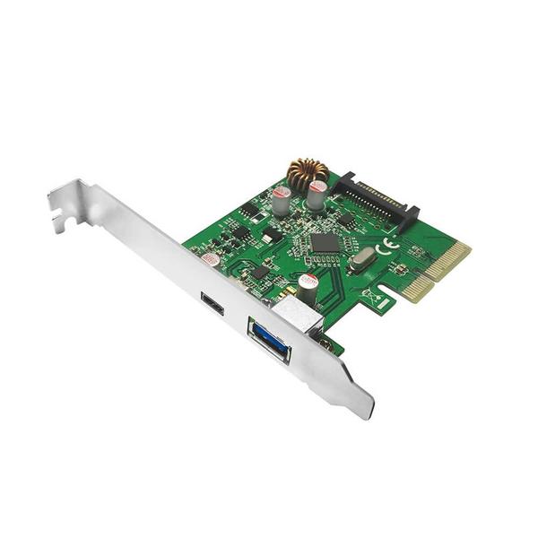 Imagem de Placa Rede Pci-ex 2.0 X4 USB 3.1 9327 Comtac