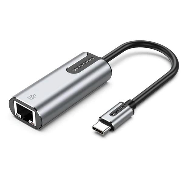 Imagem de Placa Rede Usb C 3.1 Rj45 Giga Lan 1 Gbp Ethernet Vention