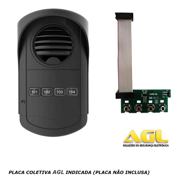 Imagem de Placa Régua Avulsa Compativel Com Porteiro Agl 4 Pontos S300  3628