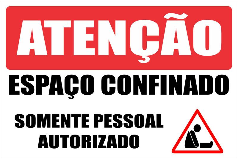 Imagem de Placa Segurança Atenção Perigo 30x20cm