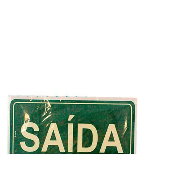 Imagem de Placa Sinal.15X25 Lum.Saida ./ Kit Com 5 Cartelas