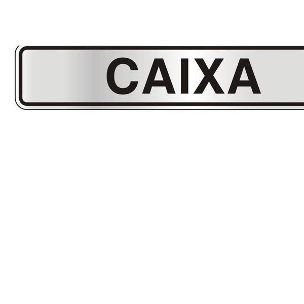 Imagem de Placa Sinalizacao Aluminio 05X25 ''Caixa''  100At