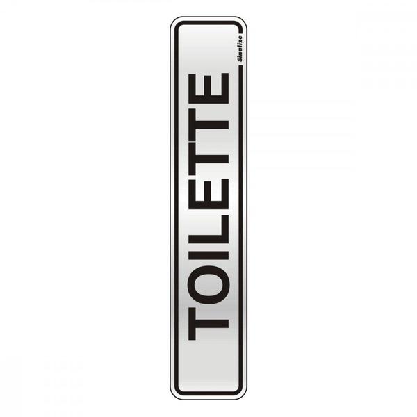 Imagem de Placa Sinalizacao Aluminio 05X25 ''Toilette''  100Ap