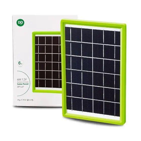 Imagem de Placa Solar 6v Com Usb Para Camping Carrega Celular DP-Li27