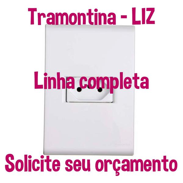 Imagem de Placa Tramontina Espelho Com Suporte Branco Liz