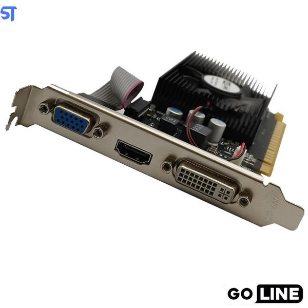 Imagem de Placa Vídeo Goline Gt 210 1Gb-64 Bits / Ddr3 Hdmi- Vga-Dvi