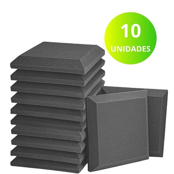 Placas Acústicas Combo 10 Un Bloqueadora Barulho Sons Ruídos - Armazém Das Espumas Imagem de Placas Acústicas Combo 10 Un Bloqueadora Barulho Sons Ruídos