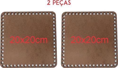 Imagem de Placas Base De Cesto  Fio De Croche Em Mdf Kit 14 Peças