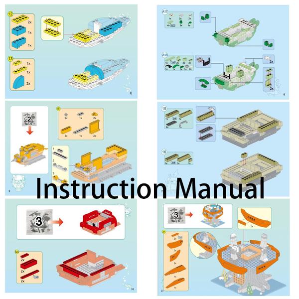 Imagem de Placas de base de blocos de construção Octonauts Ocean Adventure GUP-K