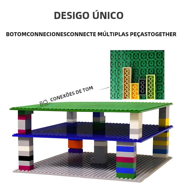 Imagem de Placas De Base Dupla Face 32x32 16x32 Plástico Diy Tijolos De Construção Blocos Compatíveis Moc