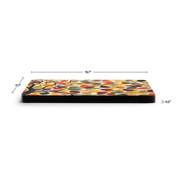 Imagem de Placemats Pimpernel Dancing Branches Collection, conjunto de 4