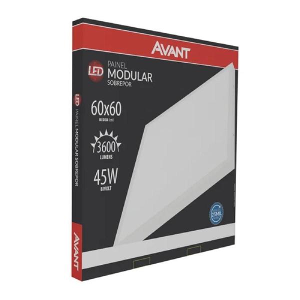 Imagem de Plafon 45W Sobrepor 60X60 4000K Quadrado Avant