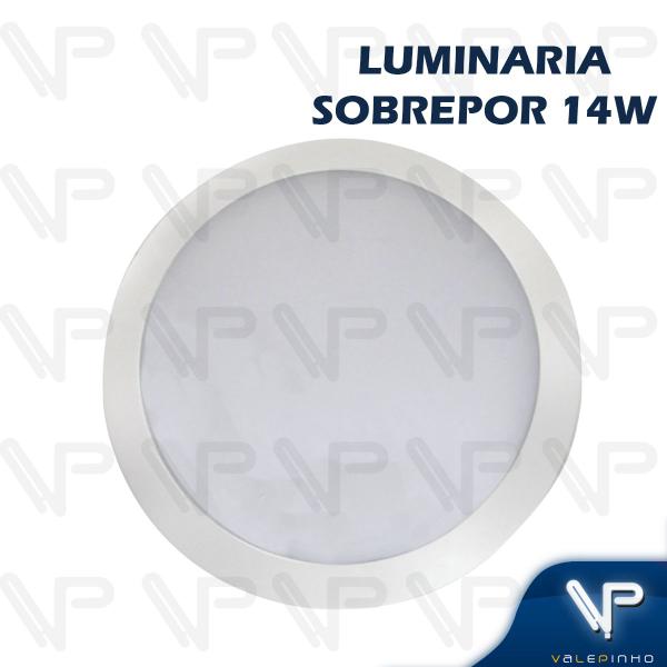 Imagem de Plafon arandela hermetica led smd 14w sobrepor redondo 4000k(branco neutro) bivolt ip66