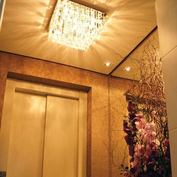 Imagem de Plafon Artemis Cristal Asfour Para Led 40 X 40 Cm