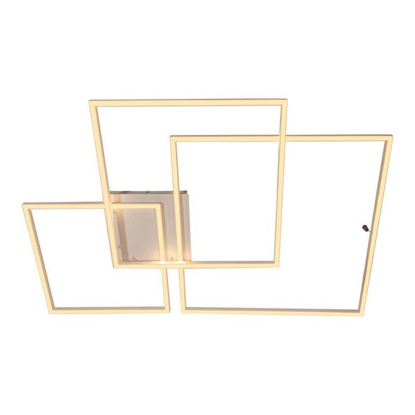 Imagem de Plafon Canvas Branco Moderno Led Integrado 116w Aluminio St1632