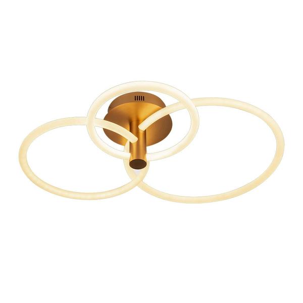 Imagem de Plafon Circolo Dourado  86cm 54w 3000k - Bb020 - Bella