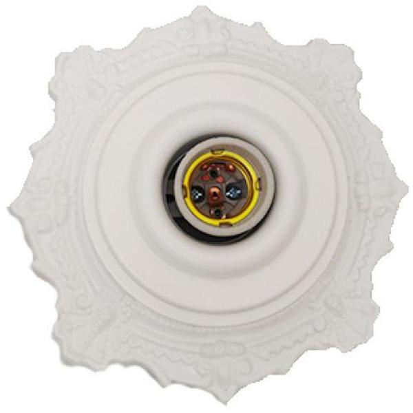 Imagem de Plafon colonial branco - lumina lux llx-1cb