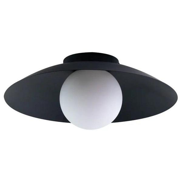 Imagem de Plafon Cuia Preto 50cm 28w E27 Bulbo - Cui1ps01pt050 - Bella