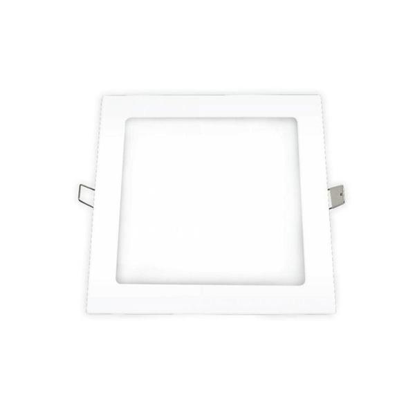 Imagem de Plafon De Embutir Quadrado Bivolt 12W Luz Branca Neutra - Ourolux