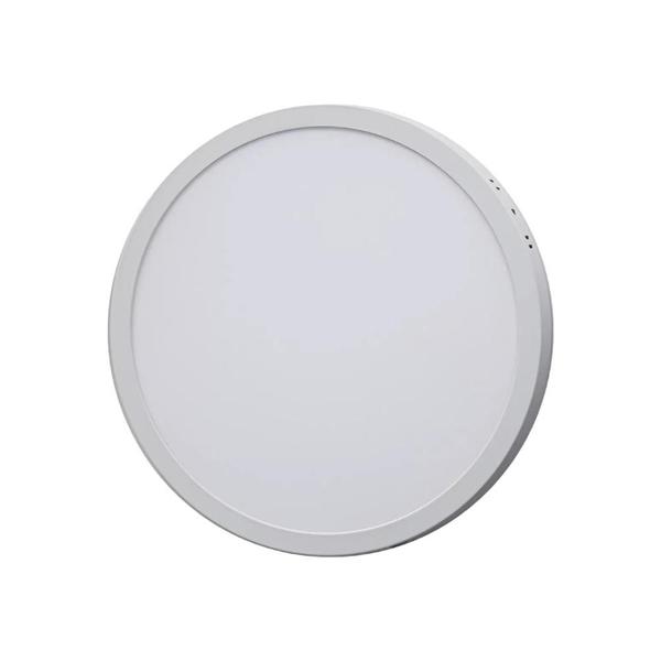 Imagem de Plafon de Sobrepor Redondo de Led 300 Mm 24w / 6500k Bivolt Branco Galaxy Led