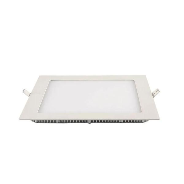 Imagem de Plafon Embutir Led Quadrado Branco 22X22 18W