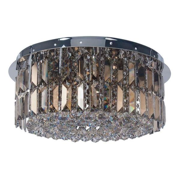 Imagem de Plafon Iris De Cristal Honey Da Asfour Para Led 43 X 18 Cm