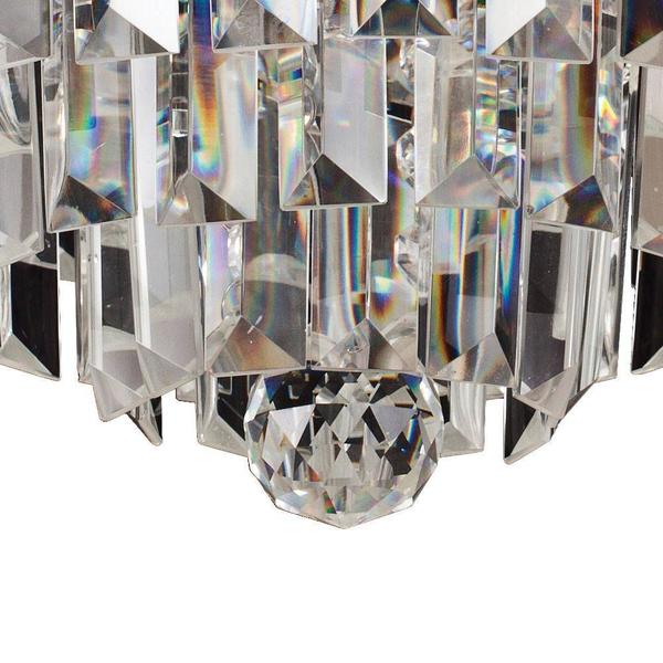 Imagem de Plafon kri cristal transparente 25x21,5cm bella iluminação