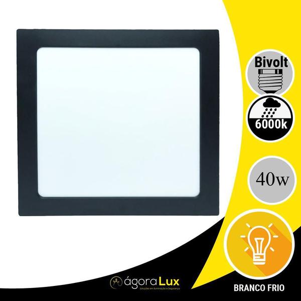 Imagem de Plafon Led 40W Sobrepor Quadrado 6000K - 40X40 - Starbright