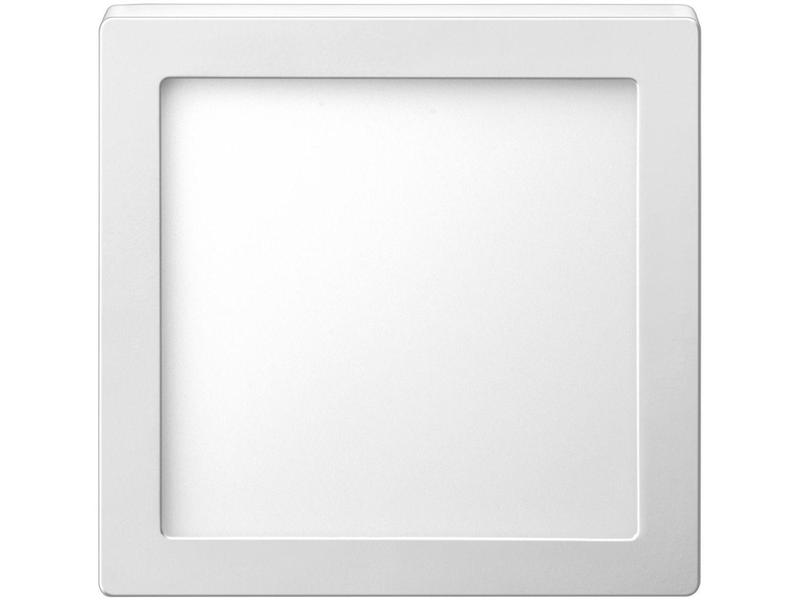 Imagem de Plafon LED de Sobrepor Quadrado 18W Elgin - Downlight Branco