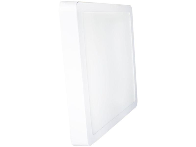 Imagem de Plafon LED de Sobrepor Quadrado 24W Kian - G2 Slim Branco