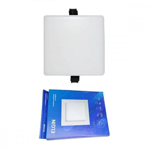 Imagem de Plafon Led Embutir Elgin Quadrado 12W. 6500K. Bivolt