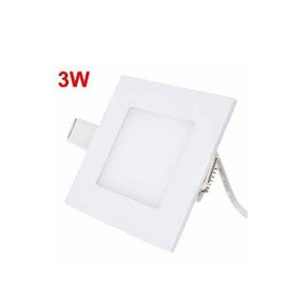 Imagem de Plafon LED Embutir Quadrado 3W 6500K Leitoso Blumenau