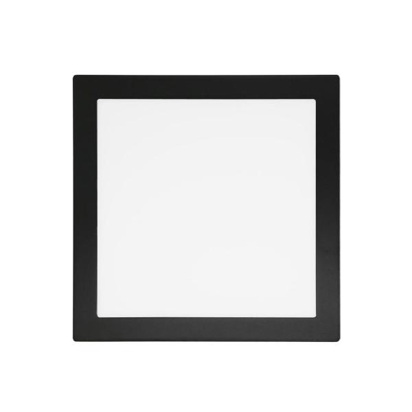 Imagem de Plafon Led Embutir Quadrado Preto 18w Yamamura