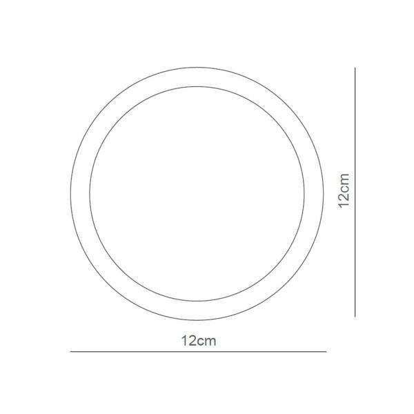 Imagem de Plafon Led Embutir Redondo Branco 6w Yamamura