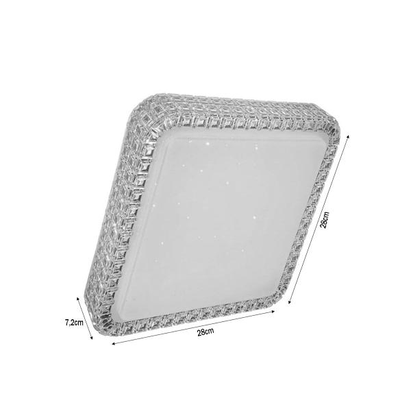 Imagem de Plafon Led Orion 28X28cm 12W 6500K Bivolt - Opus - HM35048