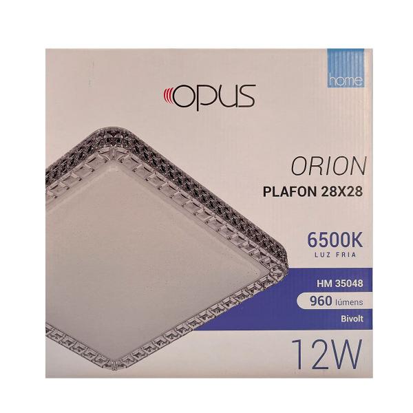 Imagem de Plafon Led Orion 28X28cm 12W 6500K Bivolt - Opus - HM35048