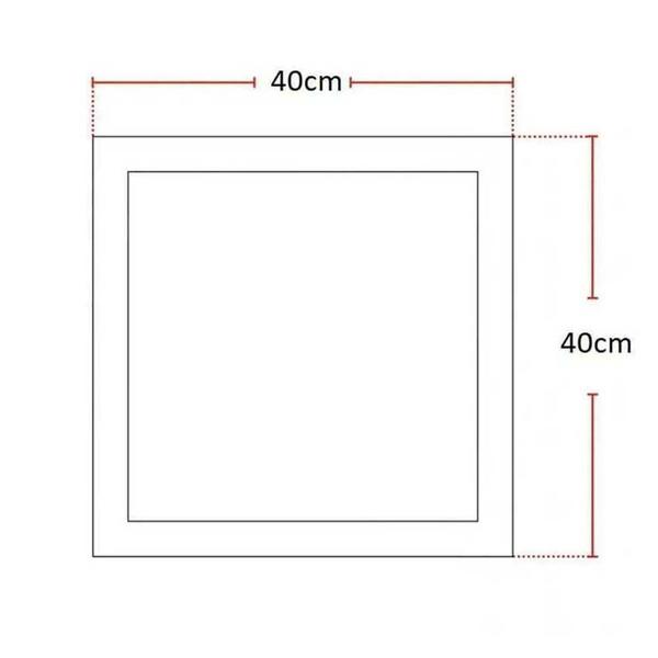 Imagem de Plafon Led Quadrado Embutir 40X40 Painel 30W 3000K Avant