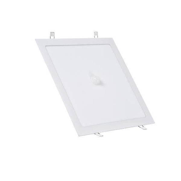 Imagem de Plafon Led Quadrado Embutir Com Sensor Presença 18W 6500K - Avant