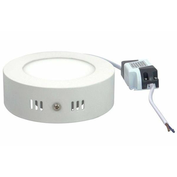 Imagem de Plafon Led Sobrepor 6w Branco Quente Redondo - Ctb