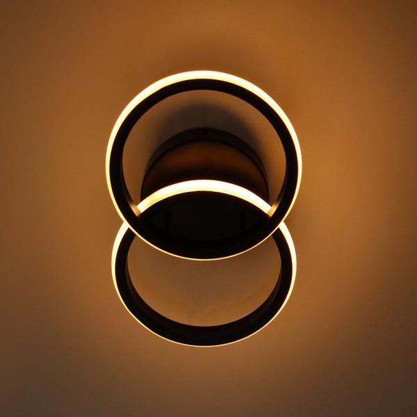 Imagem de Plafon Led Taschibra Village Circle 3000k 10w Preto