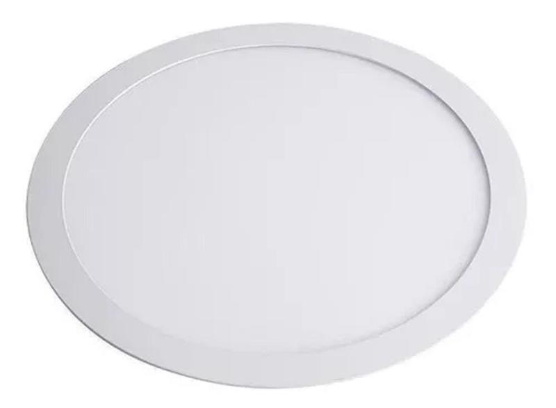 Imagem de Plafon Luminaria Led 24w Embutir Redonda Bilvolt 4000k Branco Neutro Startec