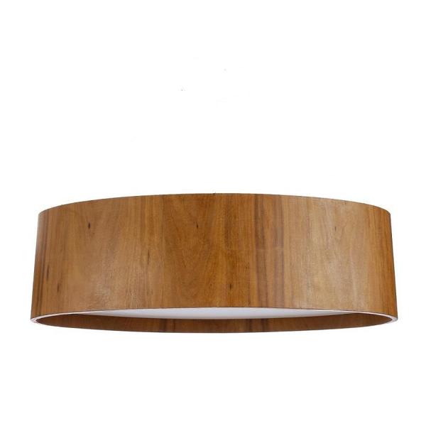Plafon Oval Adrilustres Madeira Freijó Bivolt 75Cm Imagem de Plafon Oval Adrilustres Madeira Freijó Bivolt 75Cm