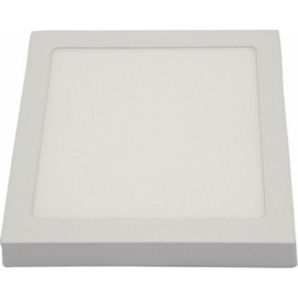 Imagem de Plafon Painel Led 25W 24W Sobrepor Quadrado Branco Quente